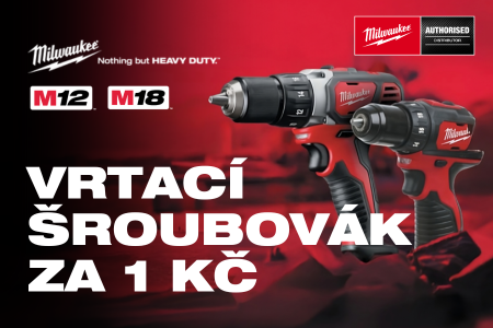 Vrtací šroubovák za 1 Kč!