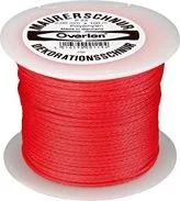 Zednická šňůra polyethylen 2mmx100m červená OVERMANN