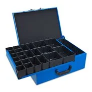 Kovový kufr DM 352 včetně dělicích přepážek a Insetboxenset H63