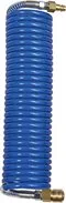 Spiralschlauch PA blau, Kupplung u Stecker NW7,2 8x6mm, 5m RIEGLER