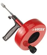 VIRAX Ruční bubnová čistička 6,4 mm/7,5 m