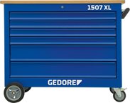 Pojízdný pracovní stůl 1507XL, 7 zásuvek 1250x550x985mm GEDORE