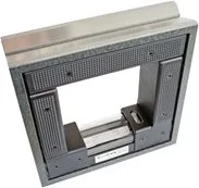 Rámová vodováha 150x150mm/0,3mm/m RÖCKLE