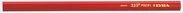 Tesařská tužka 333 oválná, červená 18cm LYRA