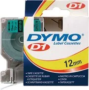 Popisovací páska D1 45019 černá/zelená 12mmx7m DYMO