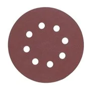 MILWAUKEE Brusný papír – Suchý zip (8 otvorů) ∅ 125mm, zrn. 240 (5 ks)