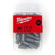 MILWAUKEE Standardní bity TX 10 x 25 mm, 25 ks