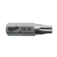 MILWAUKEE Standardní bity TX 15 x 25 mm, 25 ks