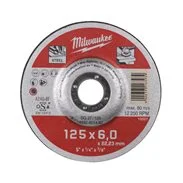MILWAUKEE Brusný kotouč SG27/125, 125X6 - 1ks na kov