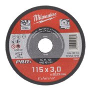 MILWAUKEE CutWSC 41/115X3 PRO+ řezný kotouč, 1ks