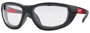 MILWAUKEE Bezpečnostní brýle Premium s těsněním, čiré