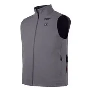 MILWAUKEE Vyhřívaná vesta TOUGHSHELL šedá M12 HVGREY1-0 (XXL), bez aku a nabíječky