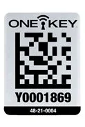MILWAUKEE Identifikační štítek ONE-KEY™ AIDT, Velký pro kovový povrch, 100ks