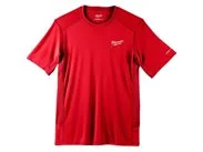 MILWAUKEE Pracovní tričko s krátkým rukávem do teplého počasí WW SS RD, červené (S)