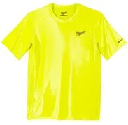 MILWAUKEE Pracovní tričko s krátkým rukávem do teplého počasí WW SS YL, žluté (XL)