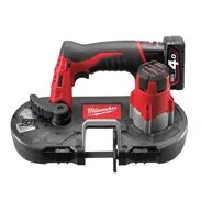 MILWAUKEE Aku pásová pila M12 BS-402C, 2x4.0Ah