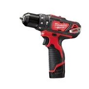 MILWAUKEE Aku příklepová vrtačka M12 BPD-202C, 2x2.0Ah