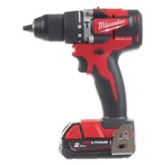 MILWAUKEE Aku příklepová vrtačka M18 CBLPD-202C, 2 x 2.0Ah