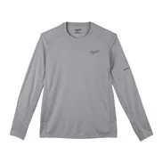 MILWAUKEE Lehké univerzální tričko s dlouhým rukávem WORKSKIN WWLSG, šedé, XXL