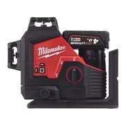 MILWAUKEE Sada laseru 360° se zeleným paprskem M12 3PLKIT-401P, 1 x 4.0Ah