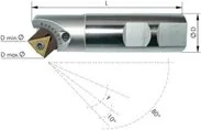 Fazetovací fréza 10°-80° Z1 D25mm