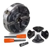 HOLZSTAR Čtyřčelisťové sklíčidlo ø 100 mm, sada 2