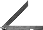 Kovový úhelník s posuvnými rameny, 3 části, 200x20x3mm FORMAT