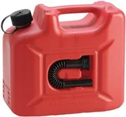 Kanystr na palivo Profi plast, jmenovitý obsah 10l červený Hünersdorff